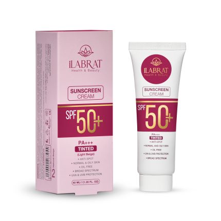 خرید کرم ضدآفتاب ضدلک رنگی (بژ روشن) +SPF50 نایریکا